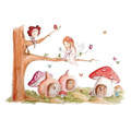 Vinilo Decorativo Infantil BOSQUE ENCANTADO XL