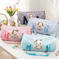 Conejito de Pascua personalizado Bolsa de viaje de gran capacidad con nombre y bandolera Salida de viaje Regalo de Pascua para niños Estudiantes