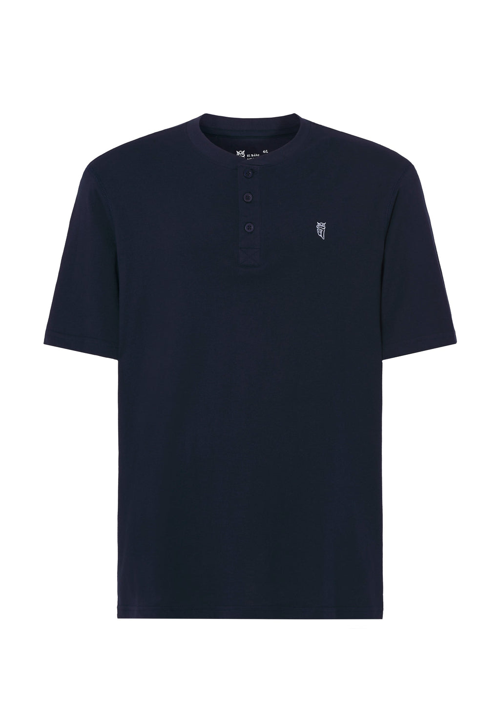 Camiseta Pijama Hombre Manga Corta Tapeta Algodón Lisa - Azul 7628_39