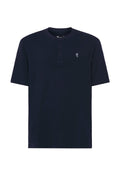 Camiseta Pijama Hombre Manga Corta Tapeta Algodón Lisa - Azul 7628_39