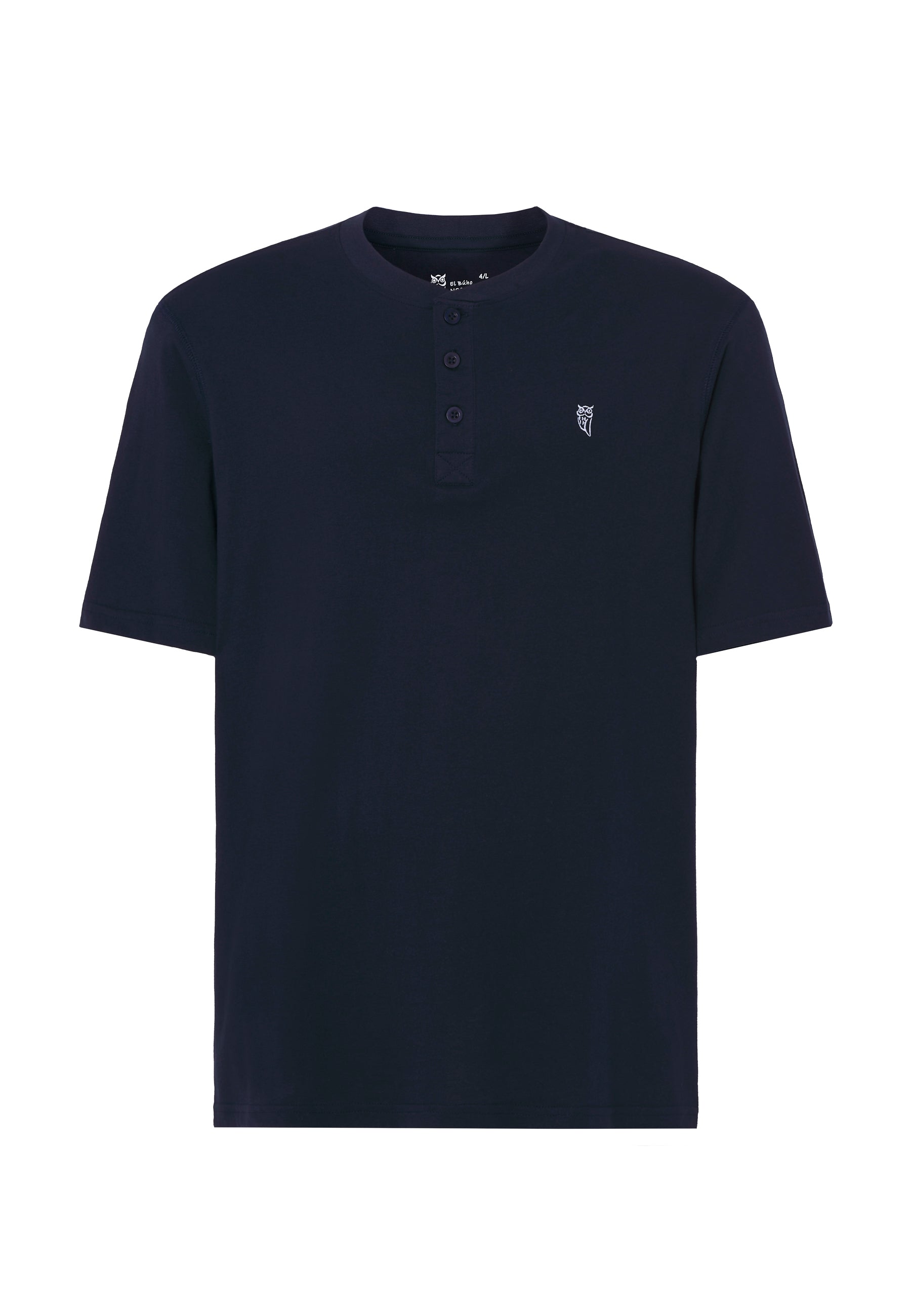 Camiseta Pijama Hombre Manga Corta Tapeta Algodón Lisa - Azul 7628_39