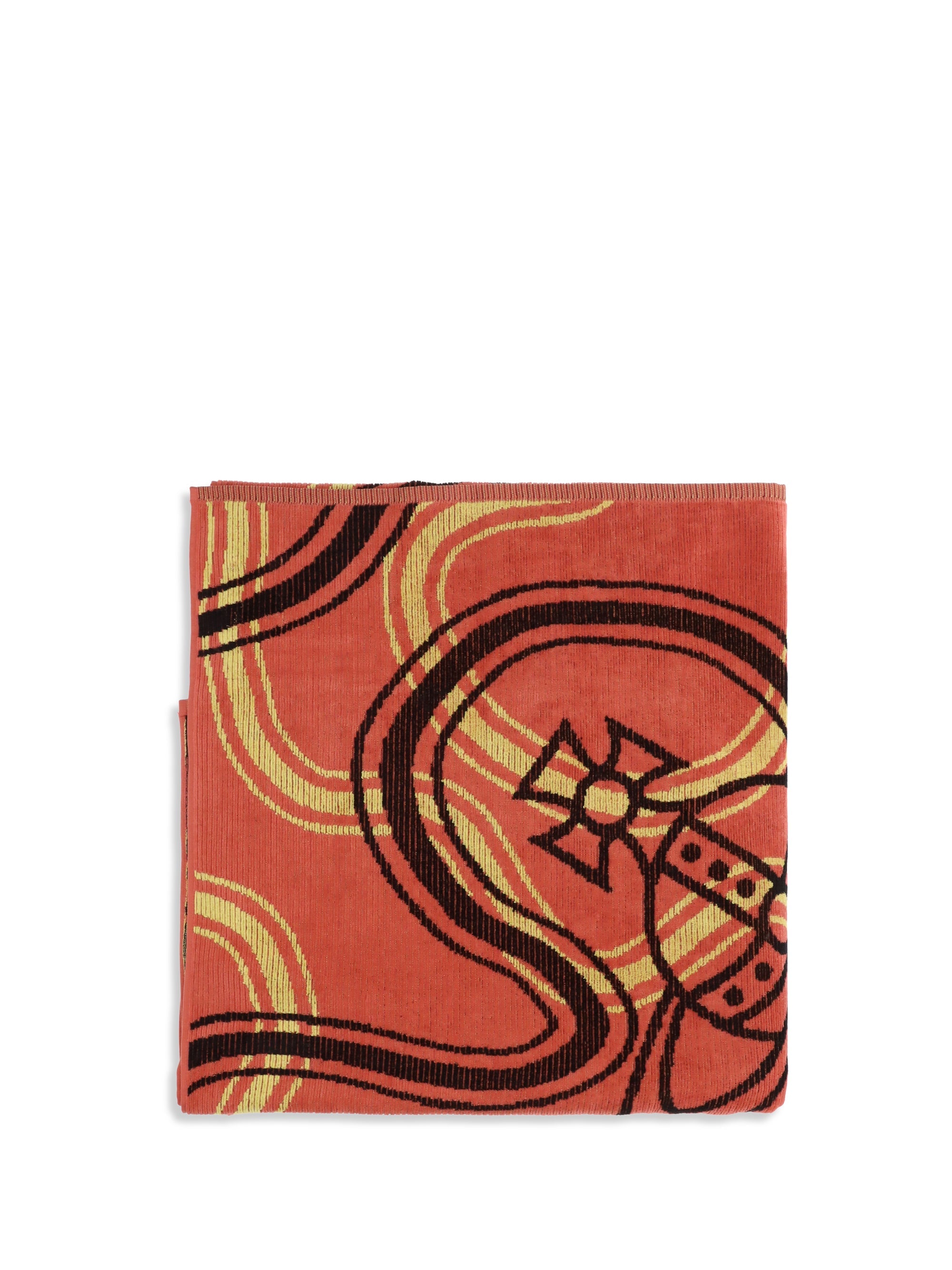 Vivienne Westwood Orb-Print Cotton Beach Towel — Red