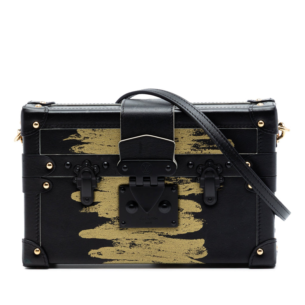 Leather Golden Light Petite Malle