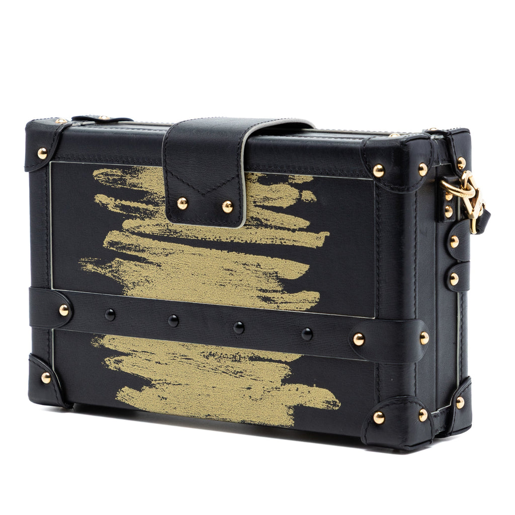 Leather Golden Light Petite Malle