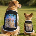 Relámpago Personalizado 5 Fotos de Mascotas 100% Algodón Suave Cálido Chaleco para Mascotas con Nombre Adopción Aniversario Cumpleaños Regalo para Dueños de Mascotas
