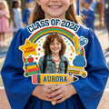 Abanico con Foto de Graduación Personalizado Clase 2026 con Nombre Ceremonia de Graduación Fiesta de Regalo para Graduados