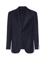 Luigi Bianchi Jackets Blue Virgin Wool - 46