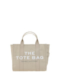 Marc Jacobs Cotton Canvas Tote Bag — Beige