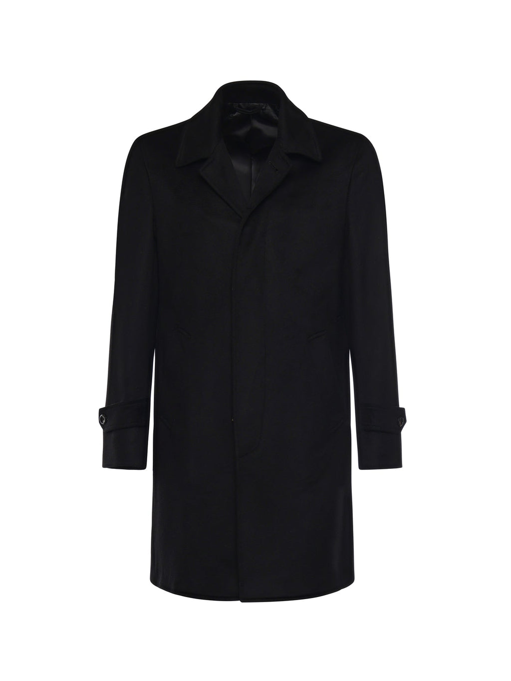 Luigi Bianchi Coats Black Cashmere - 54