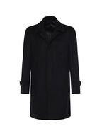 Luigi Bianchi Coats Black Cashmere - 54