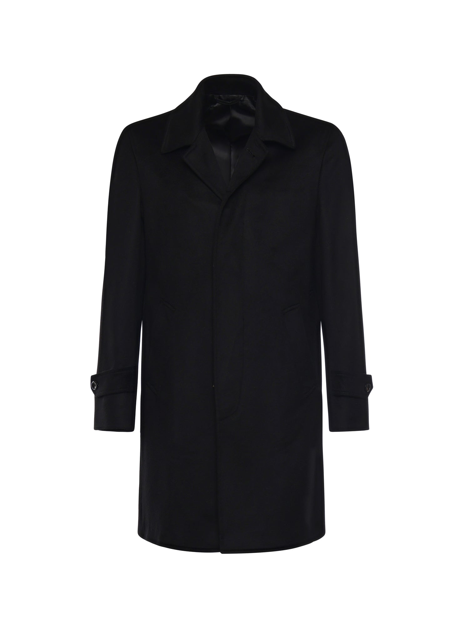 Luigi Bianchi Coats Black Cashmere - 54