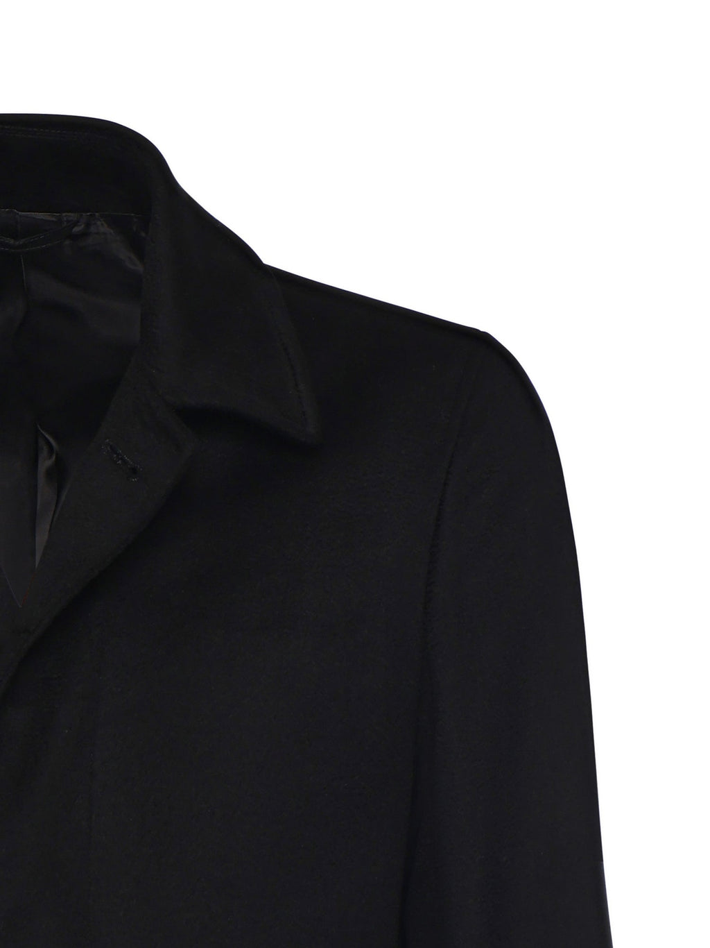 Luigi Bianchi Coats Black Cashmere - 54