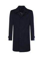 Luigi Bianchi Coats Blue Cashmere - 58