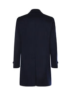 Luigi Bianchi Coats Blue Cashmere - 58