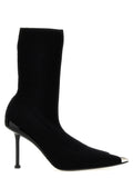 Alexander McQueen Slash Heel Boot — Black