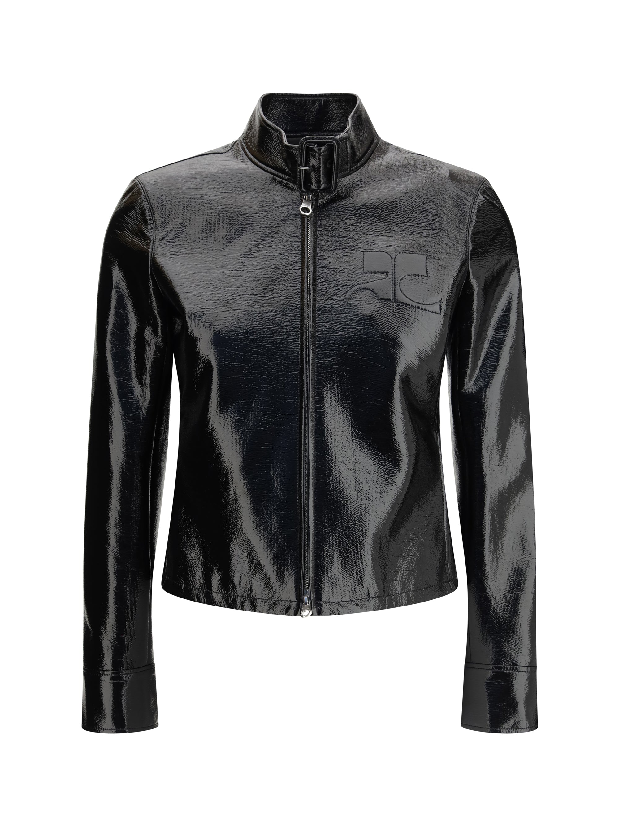 CourrèGes Vinyl Jacket — Black