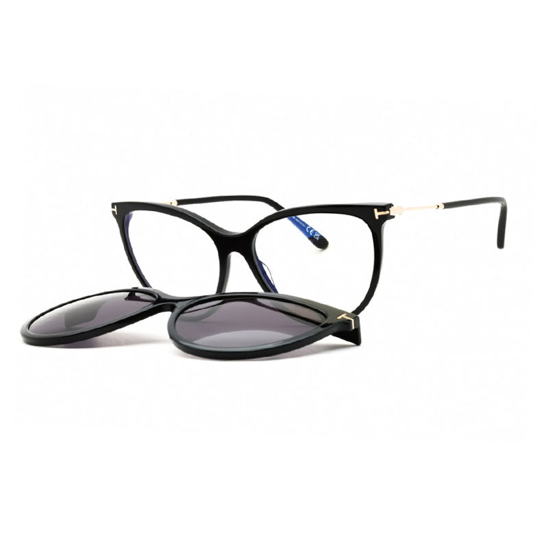 Tom Ford FT5994-B001 Black Acetate Frame Eyeglasses — Black