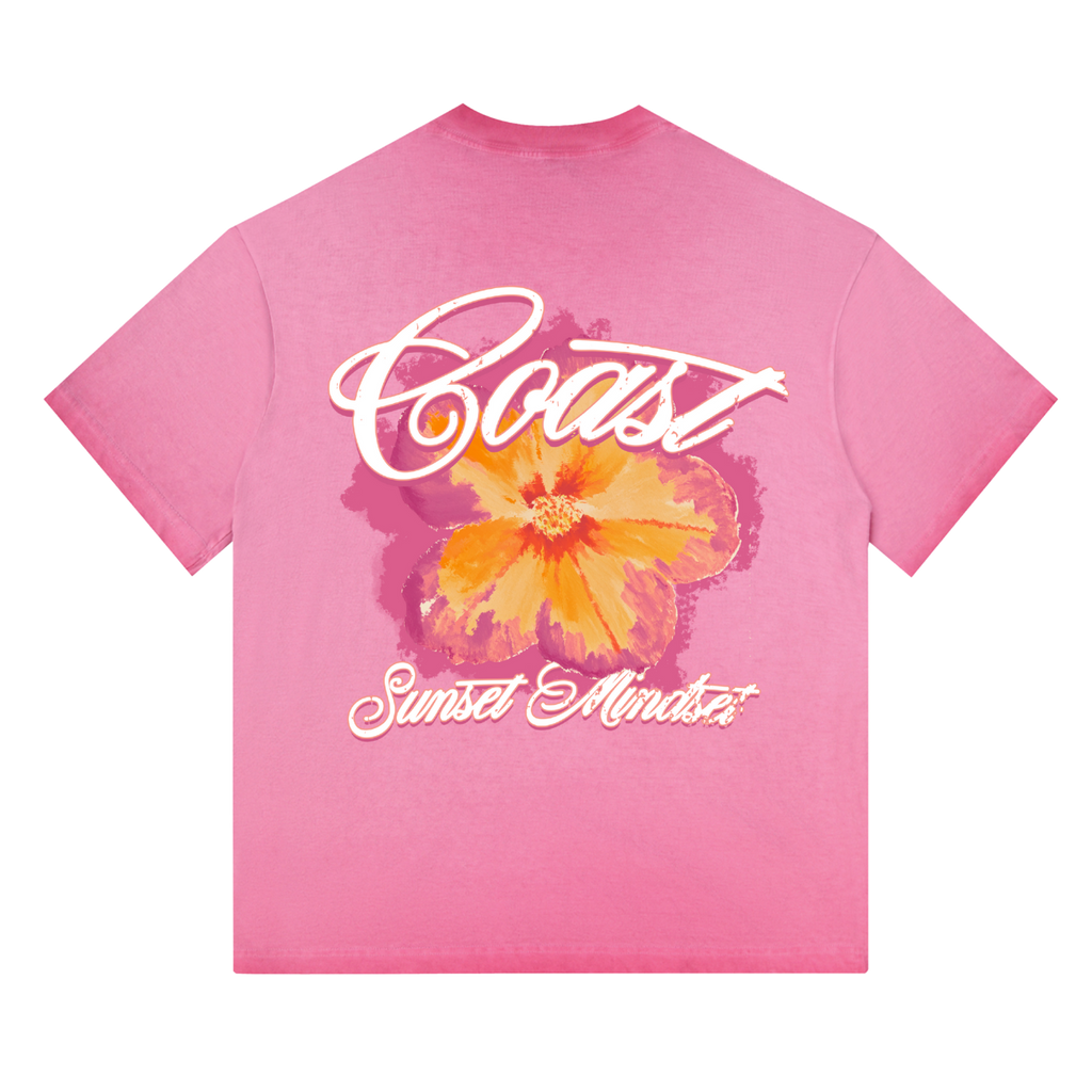 Pink Sunset Bloom T-shirt