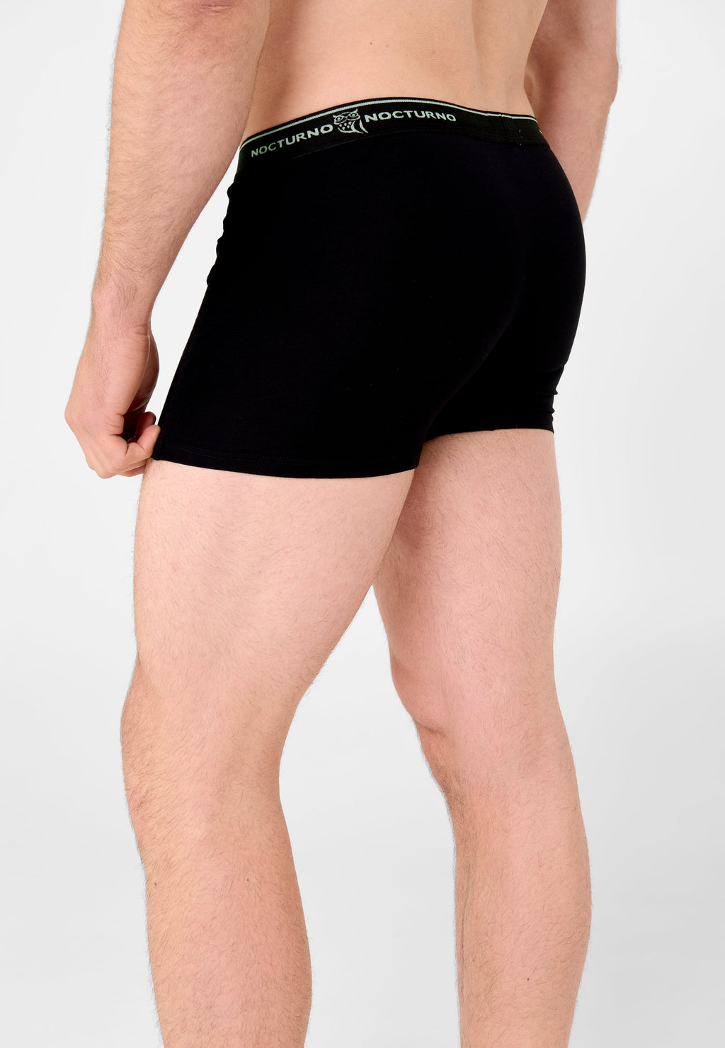 Pack Bóxer Algodón Punto Liso Blanco/Negro - Blanco 7700_66