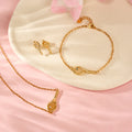 Pelota de tenis personalizada Raqueta Birthstone Pulsera Pendientes Collar Set Dainty Jewelry Creative Birthday Game Day Gift for Tennis Player Women