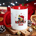 Taza de Cerámica Personalizada Marsupilami de Cola Larga Feliz Navidad 11 oz 15 oz con Nombre Regalo de Navidad para un amigo de la familia | Callie × Marsupilami®.
