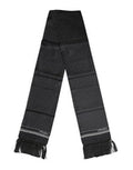 Men's Polka Dot Silk Foulard Scarf Black