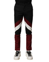 Multicolor Cotton Jogger Men Pants Elastane