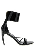 Ferragamo Clethra Heel Sandal — Black