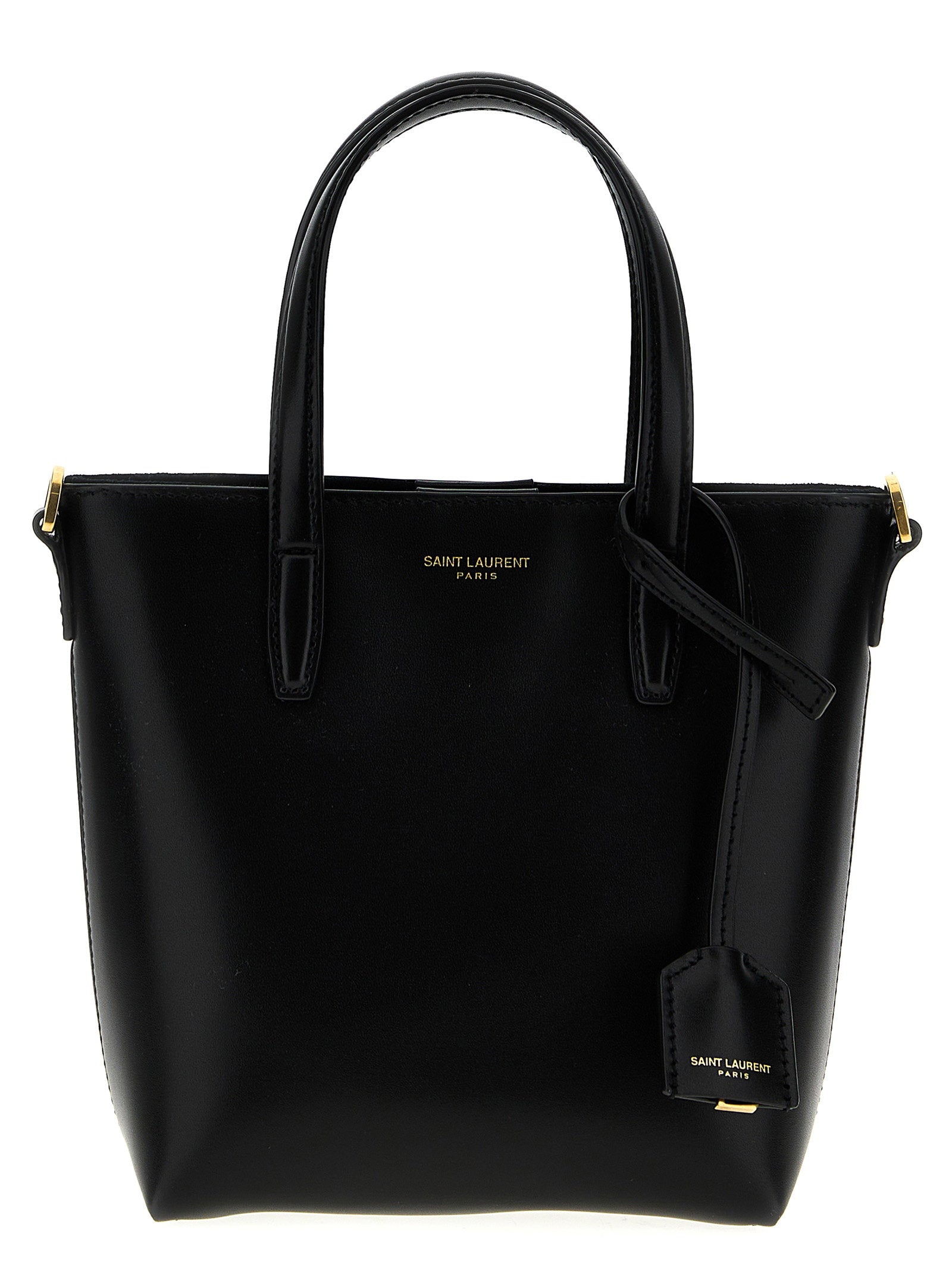 Saint Laurent Toy Shopping Shoulder Bag — Black