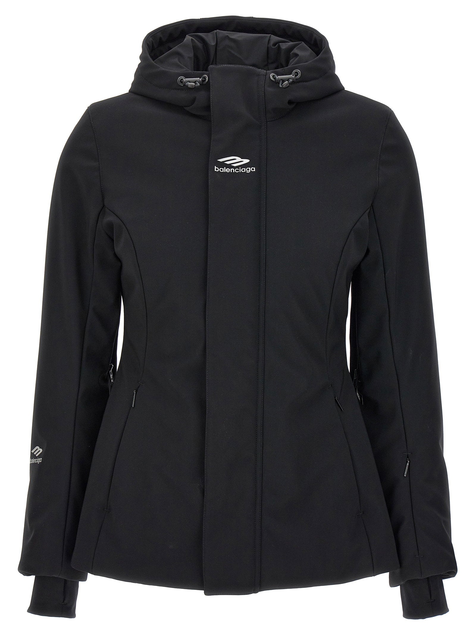 Balenciaga Ski Hourglass Parka — Black