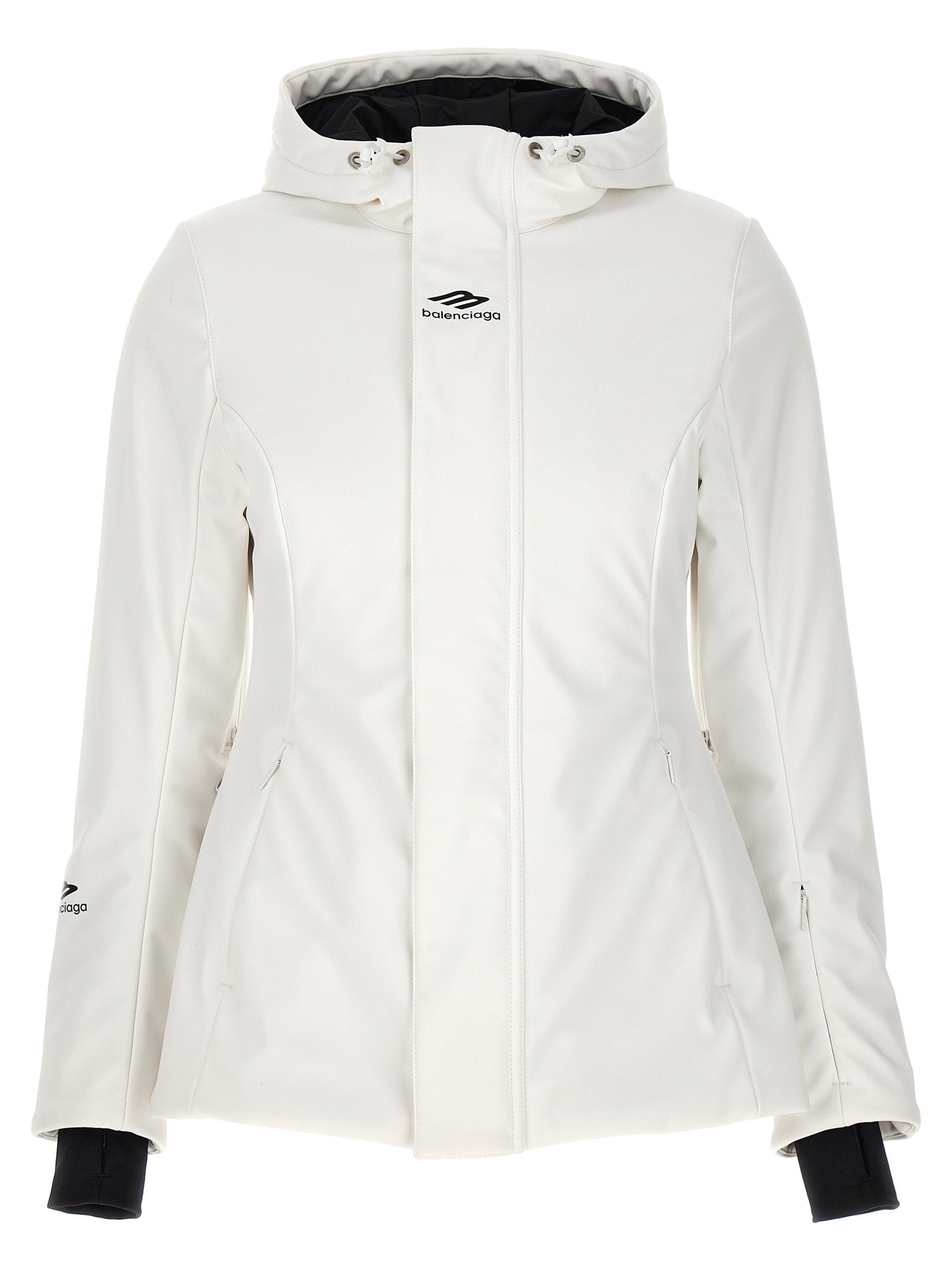 Balenciaga Ski Hourglass Parka — White