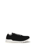 Kiton Stretch Knit Sneakers — Black