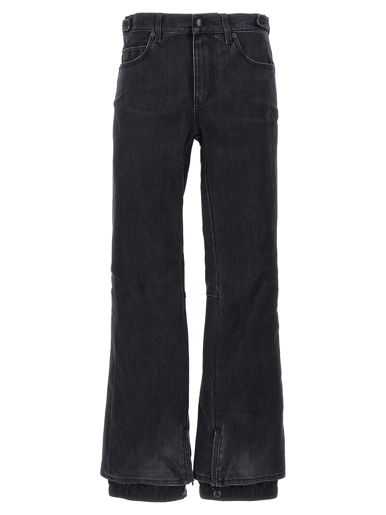 Balenciaga Waterproof Stretch Denim Jeans — Black