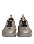 Silver Daymaster Leather Men Sneakers Shoes Calf