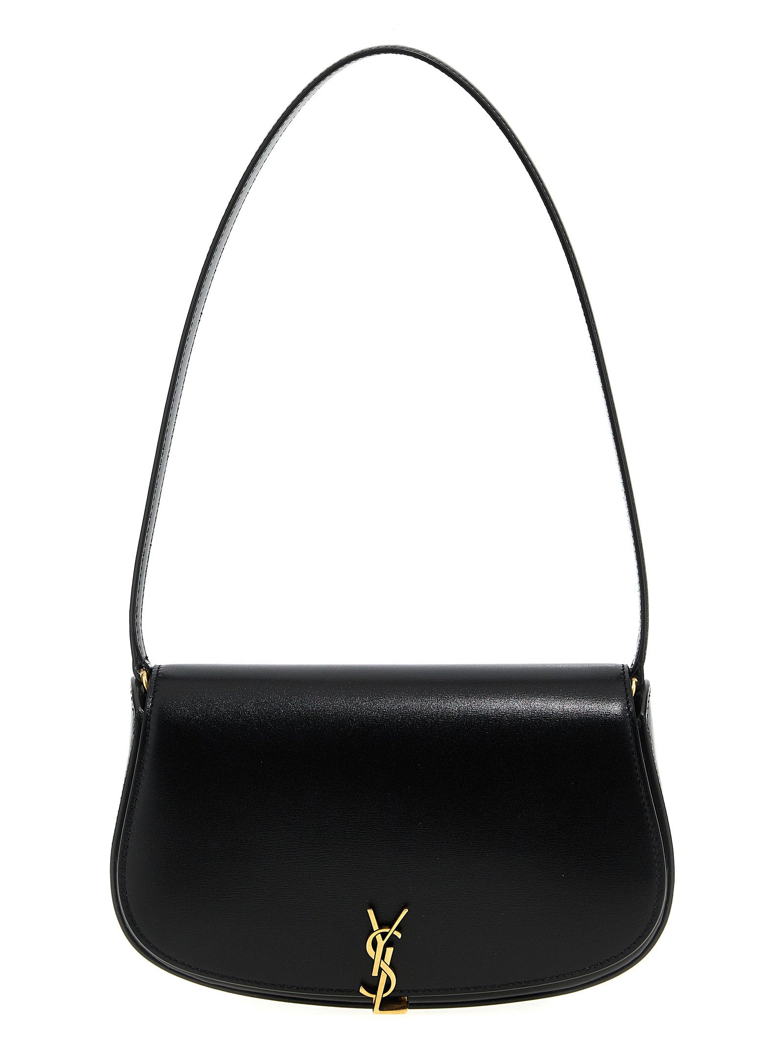 Saint Laurent Voltaire Shoulder Bag — Black