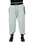 Light Green Cotton Men Jogger Sweatpants Pants