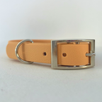 Handmade Biothane Dog Collar - Tan - 20mm