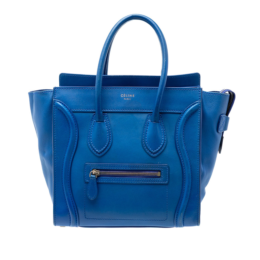 Micro Smooth Calfskin Luggage Tote