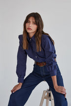 Pantalón Eugenia marino