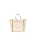Women's Carry Tote Beige Cotton