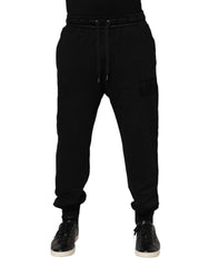 Men's Cotton Drawstring Jogger Black