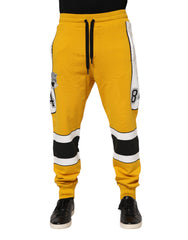 Men's Cotton Drawstring Jogger Yellow