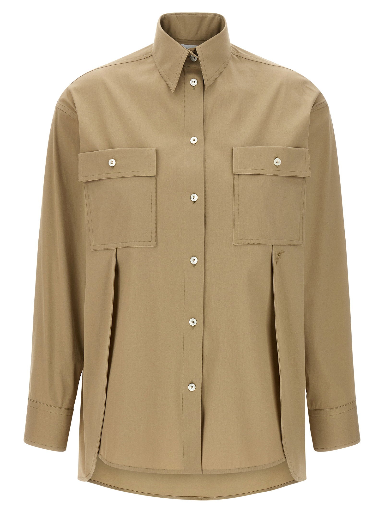 Ferragamo Shirt — Beige
