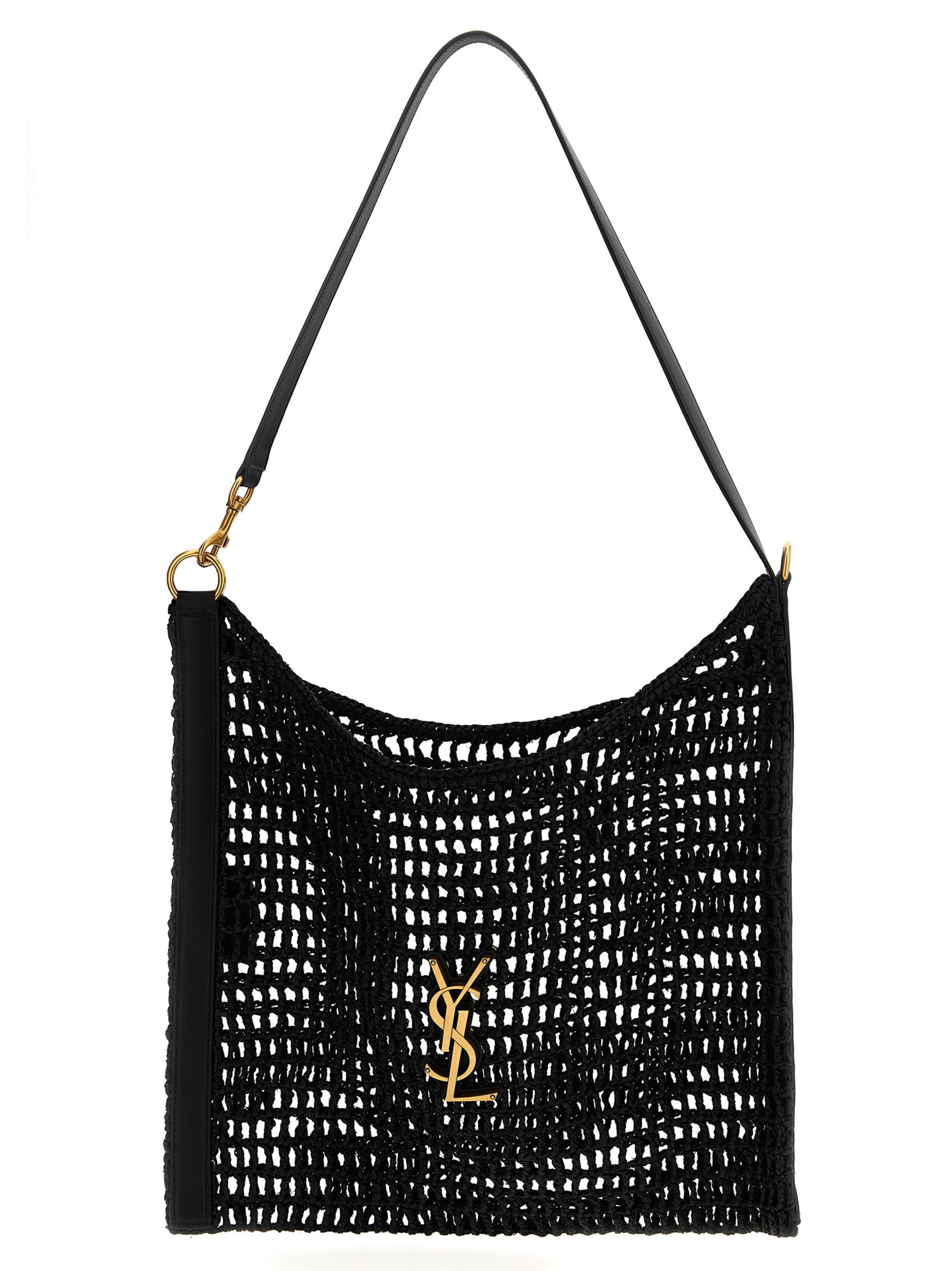 Saint Laurent Oxalis Shoulder Bag — Black