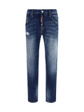 Dsquared2 Distressed Skater Jeans — Navy