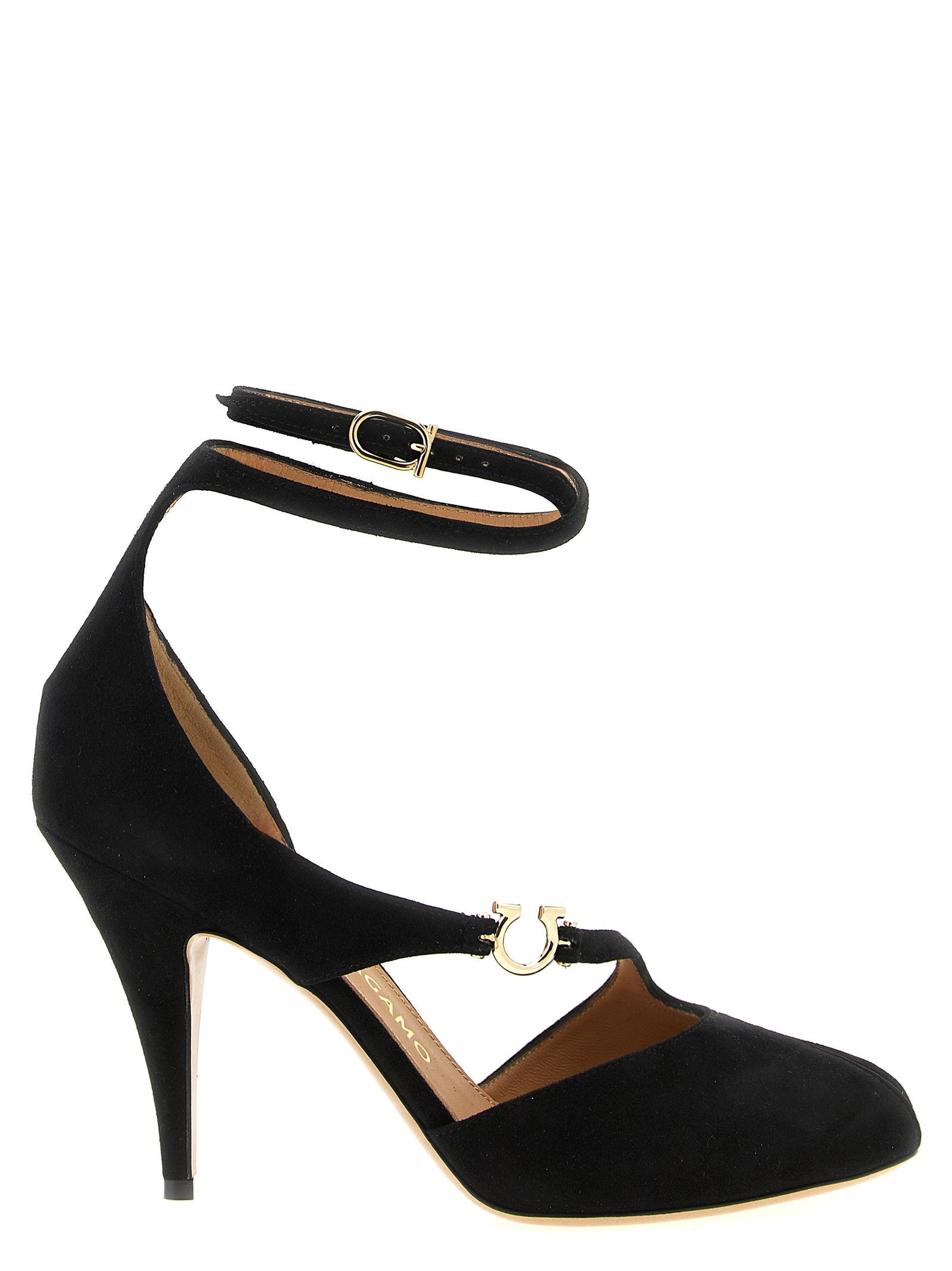 Ferragamo Molly Heel — Black