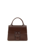 Pinko Love Top Handle Bag — Brown