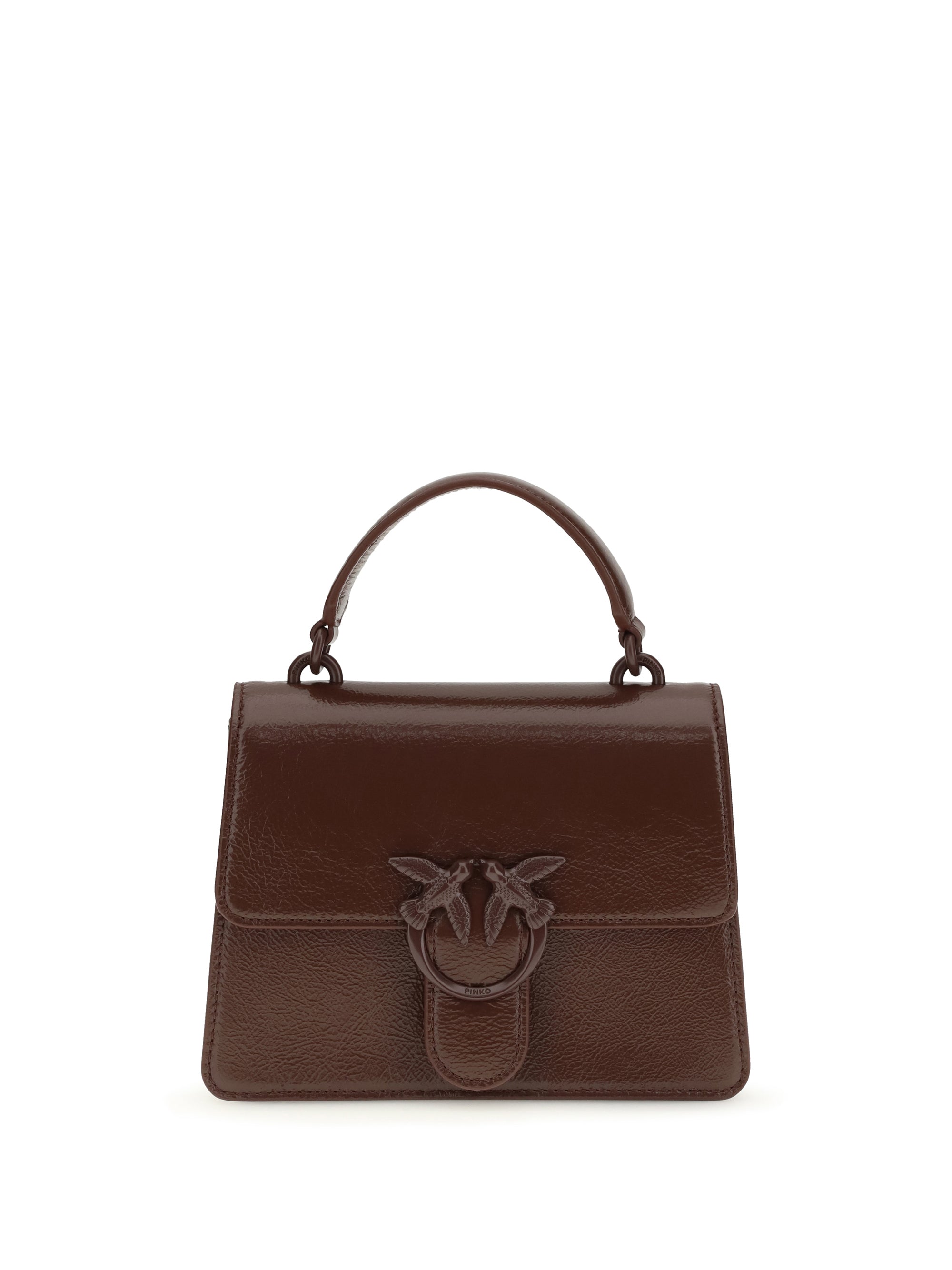 Pinko Love Top Handle Bag — Brown