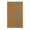 Teal Retro Radiance Accent Rug