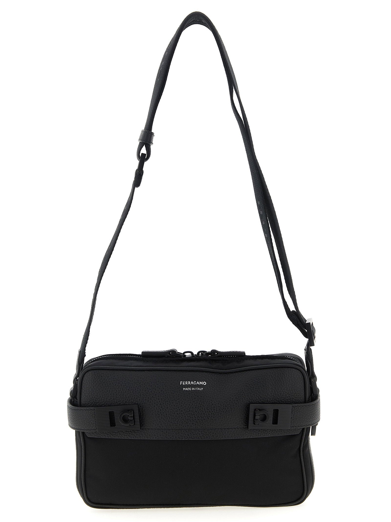 Ferragamo Crossbody Bag — Black